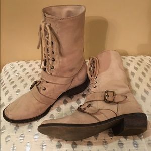 Trouve leather booties